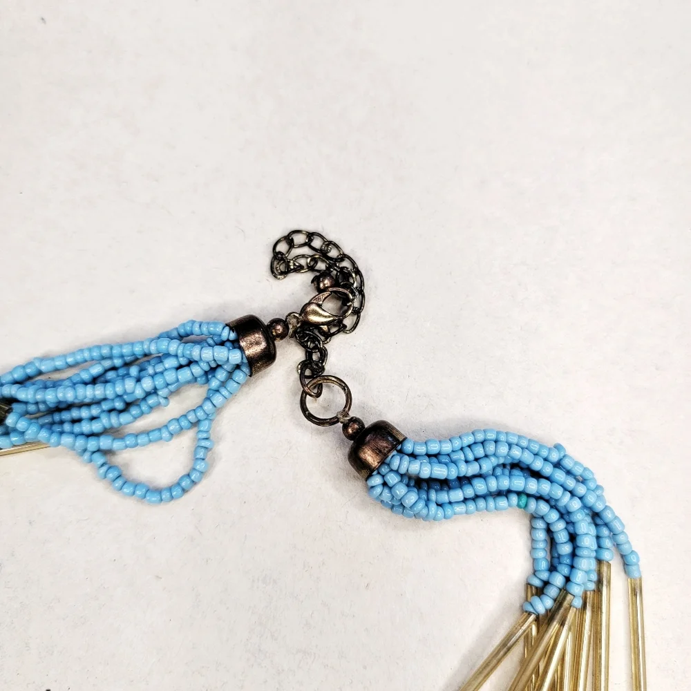 🕊️Boho Layered Bead Necklace - Picture 4 of 4